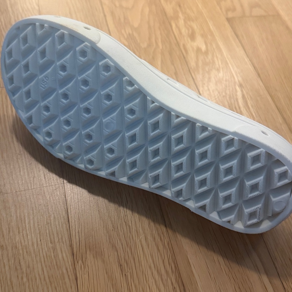 Vans White Perforated Slip-On Shoes - Picture 2 of 3